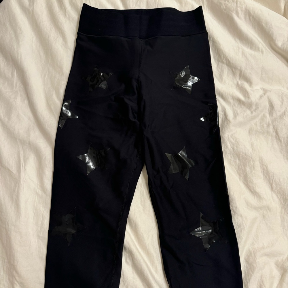Ultracor Ultra Lux Knockout Star Leggings in Nero & Patent Nero - Sz: L - Picture 5 of 10